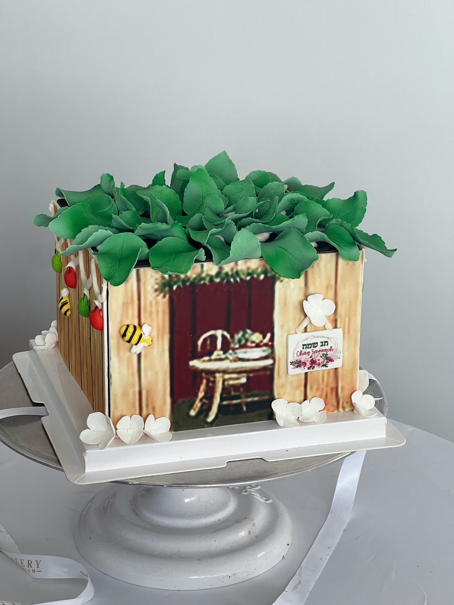 A Decorate your own Sukkah cake!