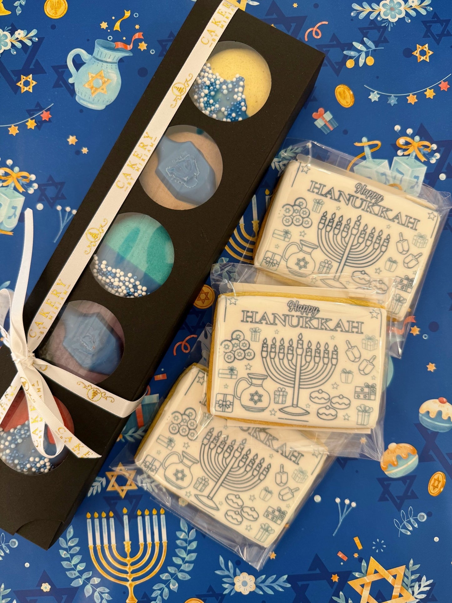 Chanukah Paint-your-own-cookie